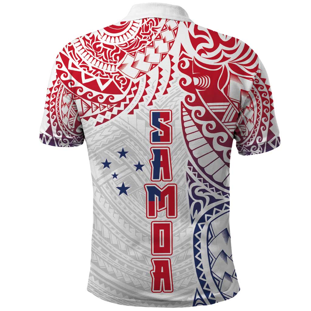 Samoa 685 Art Traditional Tattoo Pattern Polo Shirt Gradient Color LT03 - Polynesian Pride