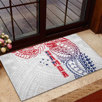 Samoa 685 Art Traditional Tattoo Pattern Rubber Doormat Gradient Color LT03 - Polynesian Pride