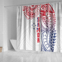 Samoa 685 Art Traditional Tattoo Pattern Shower Curtain Gradient Color LT03 - Polynesian Pride