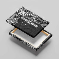 Samoa 685 Art Traditional Tattoo Pattern Canvas Wall Art Black Color LT03 - Polynesian Pride