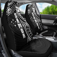 Samoa 685 Art Traditional Tattoo Pattern Car Seat Cover Black Color LT03 - Polynesian Pride