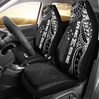 Samoa 685 Art Traditional Tattoo Pattern Car Seat Cover Black Color LT03 - Polynesian Pride