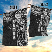 Samoa 685 Art Traditional Tattoo Pattern Garden Flag Black Color LT03 - Polynesian Pride