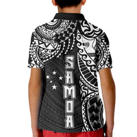 Samoa 685 Art Traditional Tattoo Pattern Kid Polo Shirt Black Color LT03 - Polynesian Pride
