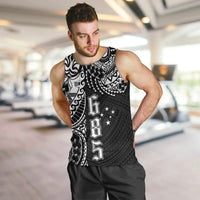 Samoa 685 Art Traditional Tattoo Pattern Men Tank Top Black Color LT03 Black - Polynesian Pride