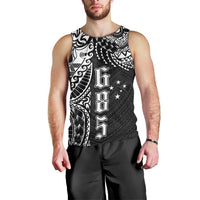 Samoa 685 Art Traditional Tattoo Pattern Men Tank Top Black Color LT03 - Polynesian Pride
