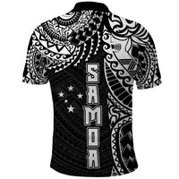 Samoa 685 Art Traditional Tattoo Pattern Polo Shirt Black Color LT03 - Polynesian Pride