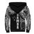 Samoa 685 Art Traditional Tattoo Pattern Sherpa Hoodie Black Color