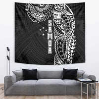 Samoa 685 Art Traditional Tattoo Pattern Tapestry Black Color LT03 Black - Polynesian Pride
