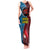 Custom Bintangor Goroka Lahanis Rugby Tank Maxi Dress Papua New Guinea Polynesian Tattoo LT03 Women Red - Polynesian Pride