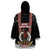 Vanuatu Christmas Wearable Blanket Hoodie Polynesian Tribal Snow Style LT03 - Polynesian Pride