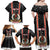 Personalised Vanuatu Christmas Family Matching Off Shoulder Maxi Dress and Hawaiian Shirt Polynesian Tribal Snow Style LT03 - Polynesian Pride