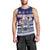 Samoa Christmas Men Tank Top The Santa Coat of Arms with Samoa Bracelet Pattern LT03 - Polynesian Pride