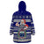 Samoa Christmas Wearable Blanket Hoodie The Santa Coat of Arms with Samoa Bracelet Pattern LT03 - Polynesian Pride