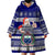 Samoa Christmas Wearable Blanket Hoodie The Santa Coat of Arms with Samoa Bracelet Pattern LT03 - Polynesian Pride