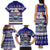 Custom Samoa Christmas Family Matching Tank Maxi Dress and Hawaiian Shirt The Santa Coat of Arms with Samoa Bracelet Pattern LT03 - Polynesian Pride