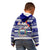 Custom Samoa Christmas Kid Hoodie The Santa Coat of Arms with Samoa Bracelet Pattern LT03 - Polynesian Pride