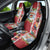 New Zealand Merry Christmas Car Seat Cover Maori Animals, Koru Tattoo - Red Xmas Style