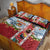 New Zealand Merry Christmas Quilt Bed Set Maori Animals, Koru Tattoo - Red Xmas Style