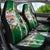 New Zealand Merry Christmas Car Seat Cover Maori Animals, Koru Tattoo - Green Xmas Style