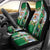 New Zealand Merry Christmas Car Seat Cover Maori Animals, Koru Tattoo - Green Xmas Style