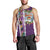 New Zealand Merry Christmas Men Tank Top Maori Animals, Koru Tattoo - Purple Xmas Style