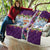 New Zealand Merry Christmas Quilt Maori Animals, Koru Tattoo - Purple Xmas Style