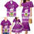 Tuvalu Christmas Family Matching Mermaid Dress and Hawaiian Shirt Snowman Hugs Tuvalu Coat of Arms Maori Pattern Pink Style LT03 - Polynesian Pride