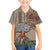 Aloha Volcano Custom Kid Hawaiian Shirt Mix Hawaiian Kakau Tribal LT03 Kid Beige - Polynesian Pride