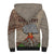 Aloha Volcano Custom Sherpa Hoodie Mix Hawaiian Kakau Tribal LT03 - Polynesian Pride