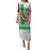 Hawaii Mele Kalikimaka Puletasi Santa Playing Ukele Mix Kakau Pattern Xmas Style LT03 Long Dress Red - Polynesian Pride