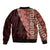 Tonga Fonulei and Ngatu Pattern Bomber Jacket LT03 - Polynesian Pride