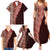 Tonga Fonulei and Ngatu Pattern Family Matching Summer Maxi Dress and Hawaiian Shirt LT03 - Polynesian Pride