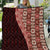 Tonga Fonulei and Ngatu Pattern Quilt LT03 Red - Polynesian Pride