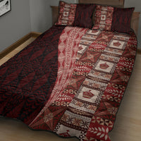 Tonga Fonulei and Ngatu Pattern Quilt Bed Set LT03 - Polynesian Pride