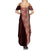 Tonga Fonulei and Ngatu Pattern Summer Maxi Dress LT03 - Polynesian Pride