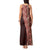 Tonga Fonulei and Ngatu Pattern Tank Maxi Dress LT03 - Polynesian Pride