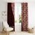 Tonga Fonulei and Ngatu Pattern Window Curtain LT03 - Polynesian Pride