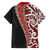 New Zealand Maori Stylized Koru Family Matching Off Shoulder Long Sleeve Dress and Hawaiian Shirt LT03 - Polynesian Pride