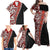 New Zealand Maori Stylized Koru Family Matching Off Shoulder Maxi Dress and Hawaiian Shirt LT03 - Polynesian Pride