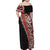 New Zealand Maori Stylized Koru Family Matching Off Shoulder Maxi Dress and Hawaiian Shirt LT03 - Polynesian Pride