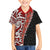 New Zealand Maori Stylized Koru Family Matching Puletasi and Hawaiian Shirt LT03 Son's Shirt Red - Polynesian Pride