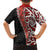 New Zealand Maori Stylized Koru Family Matching Short Sleeve Bodycon Dress and Hawaiian Shirt LT03 - Polynesian Pride