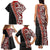 New Zealand Maori Stylized Koru Family Matching Tank Maxi Dress and Hawaiian Shirt LT03 - Polynesian Pride