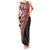 New Zealand Maori Stylized Koru Family Matching Tank Maxi Dress and Hawaiian Shirt LT03 Mom's Dress Red - Polynesian Pride