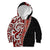 New Zealand Maori Stylized Koru Kid Hoodie LT03 Hoodie Red - Polynesian Pride