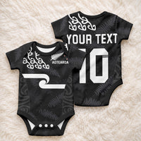 New Zealand Rugby Custom Baby Onesie The Champions Aotearoa LT03 - Polynesian Pride