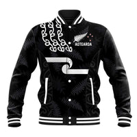 New Zealand Rugby Custom Baseball Jacket The Champions Aotearoa LT03 Unisex Black - Polynesian Pride