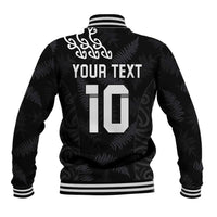 New Zealand Rugby Custom Baseball Jacket The Champions Aotearoa LT03 - Polynesian Pride