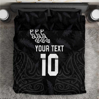New Zealand Rugby Custom Bedding Set The Champions Aotearoa LT03 Black - Polynesian Pride